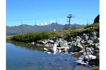 La montagne en été La Tania